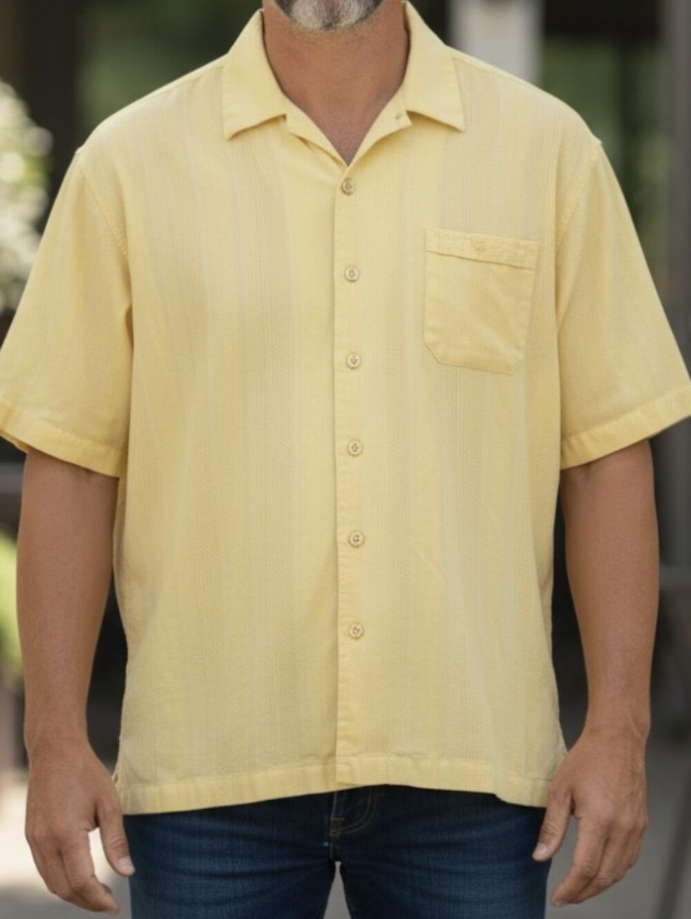 Jamaica Jaxx Authentic Island Style Short Sleeve Camp Shirt Sz XL 100% Silk